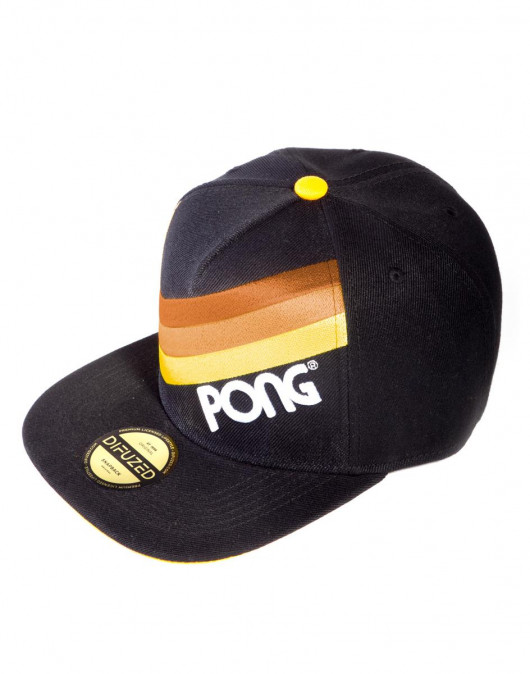 Atari - Pong Retro Striped Snapback Sapka Ajándéktárgyak