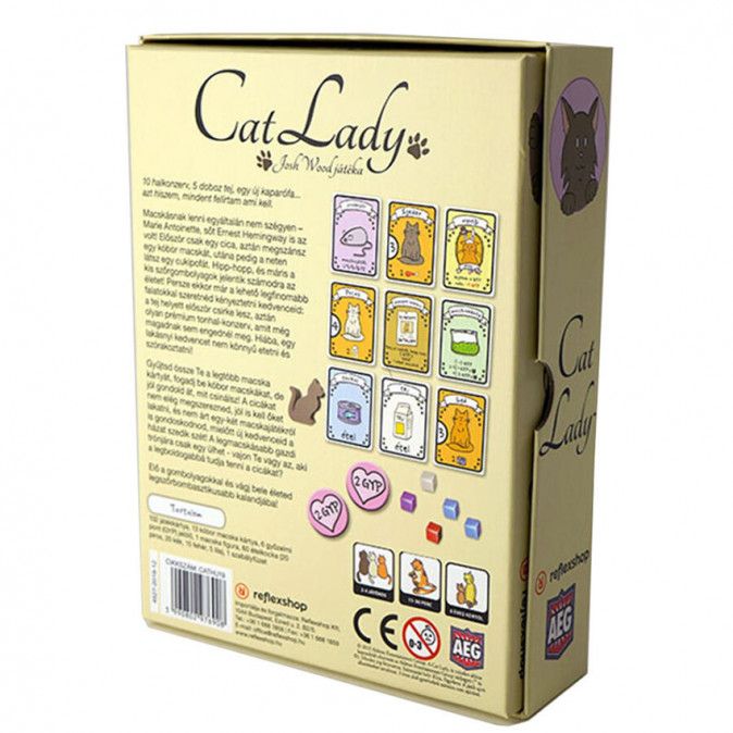 Cat Lady társasjáték Játék
