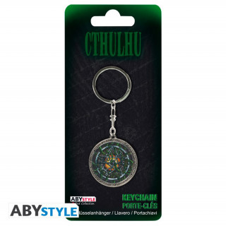 CTHULHU - Kulcstartó "Lenticular Necronomicon" (ABYKEY567) Ajándéktárgyak