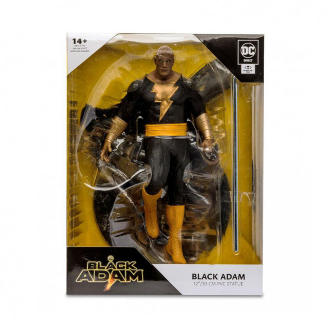 DC Black Adam Movie Posed PVC Szobor Black Adam by Jim Lee Ajándéktárgyak