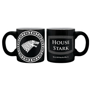 GAME OF THRONES - Pck Glass 29cl + Keyring + Mini Mug "Stark" - Ajándékcsomag - Abystyle Ajándéktárgyak