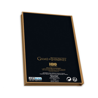 GAME OF THRONES - Pck Mug340ml + Keyring + Notebook "Targaryen" - Ajándékcsomag - Abystyle Ajándéktárgyak