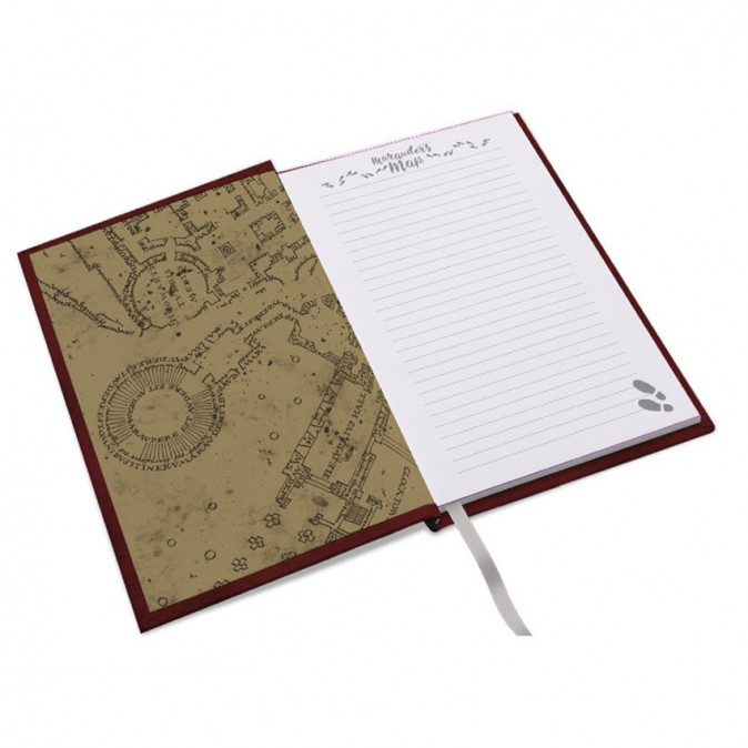 Harry Potter "Map of Scrolls" A5 Premium Jegyzetfüzet - Abystyle Ajándéktárgyak