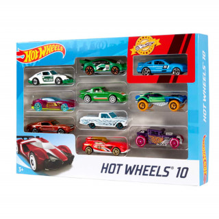 HOT WHEELS - 10 darabos kisautó készlet (54886) Játék