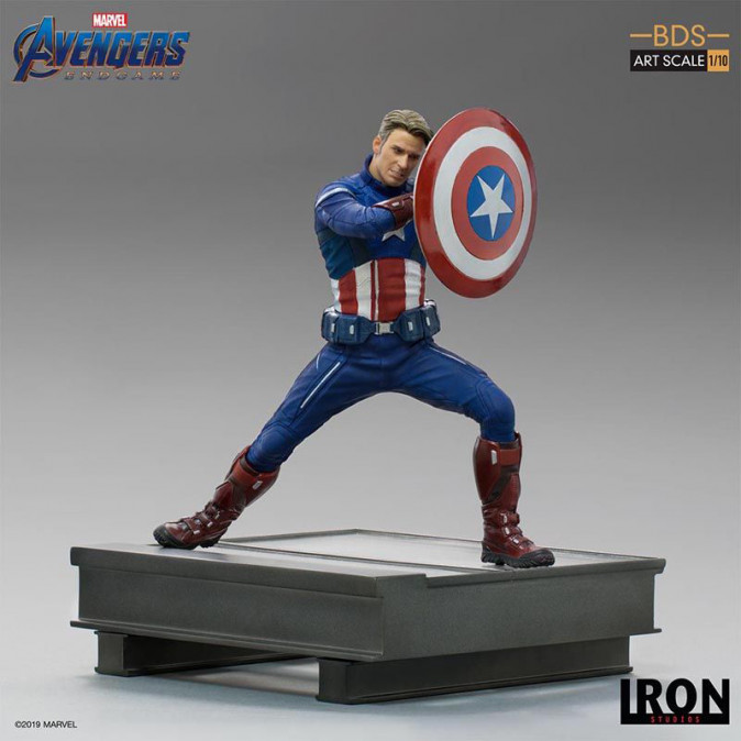 Iron Studios - Statue Captain Amercia 2023 - Avengers: Endgame Szobor Ajándéktárgyak