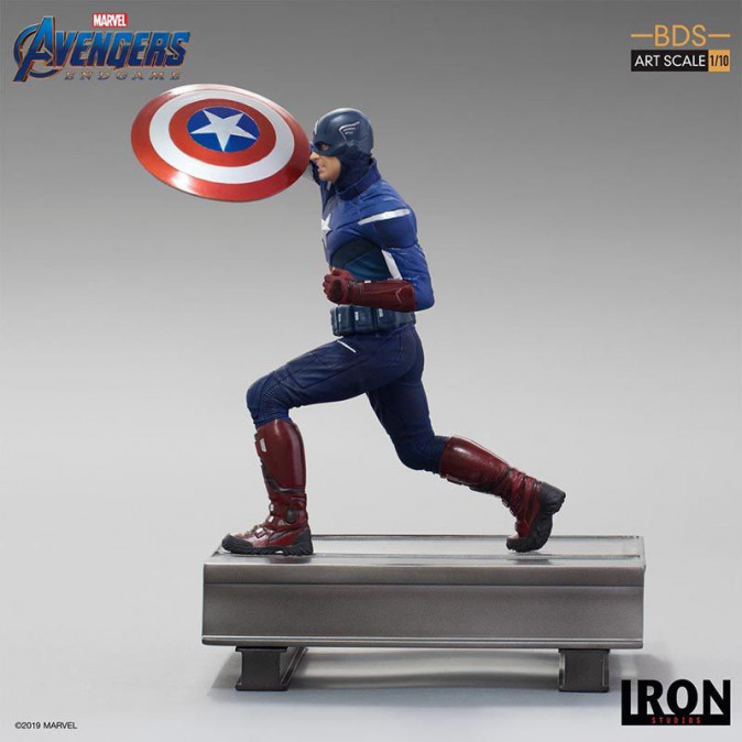 Iron Studios - Statue Captain America 2012 - Avengers: End Game Szobor Ajándéktárgyak