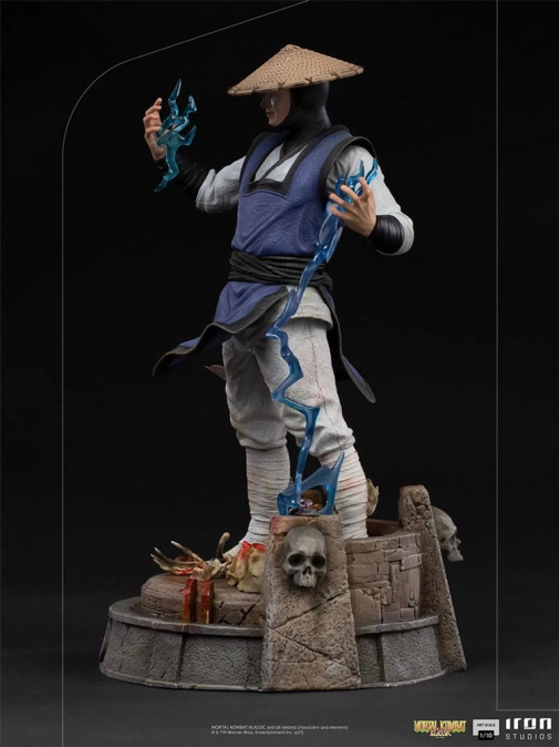 Iron Studios - Statue Raiden - Mortal Kombat - Art Scale 1/10 Szobor Ajándéktárgyak