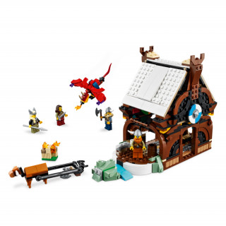 LEGO® Creator 3-in1 - Viking hajó és a Midgard kígyó (31132) Játék