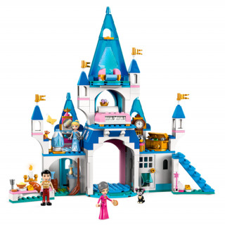 LEGO Disney Cinderella and Prince Charming`s Castle (43206) Játék