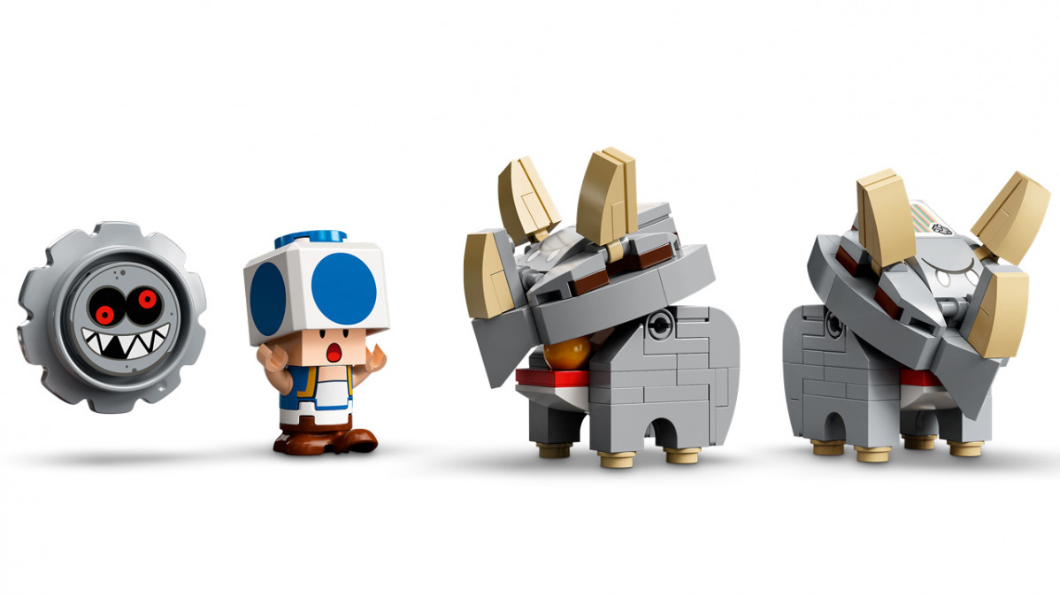 LEGO Super Mario: Reznor Knockdown Expansion Set (71390) Játék