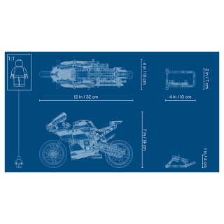 LEGO Technic Ducati Panigale V4 R (42107) Játék