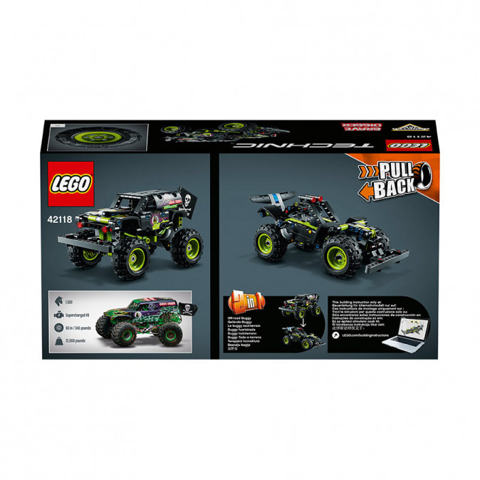 LEGO Technic Monster Jam Grave Digger (42118) Játék