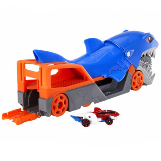 Mattel Hot WheelsCity: Shark Chomp Transporter Playset (GVG36) Játék