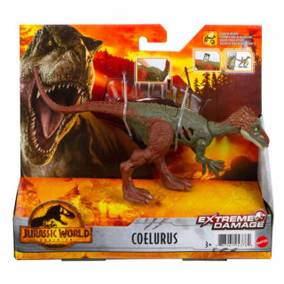 Mattel Jurassic World Dominion: Extreme Damage - Coelurus (GWN16) Játék