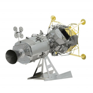 Metal Earth Apollo űrhajó parancsnoki egység és holdkomp - lézervágott acél makettező szett Játék