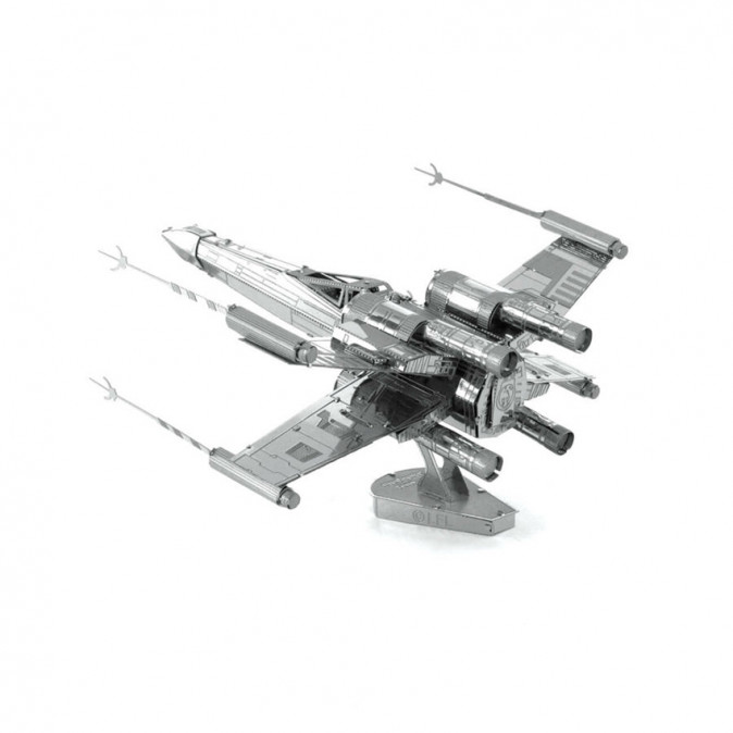 Metal Earth Star Wars X-Wing űrrepülő - lézervágott acél makettező szett Játék