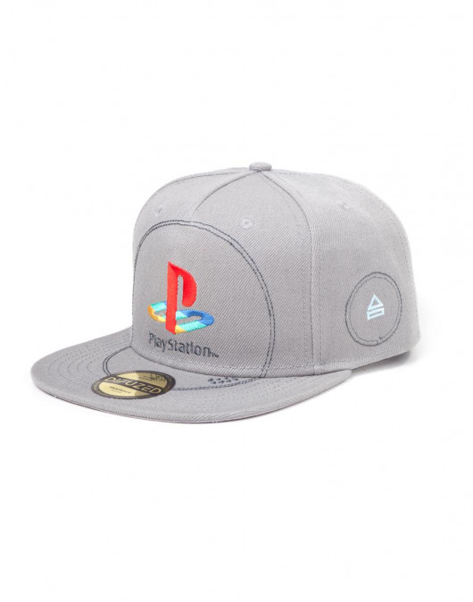 PlayStation - Silver Logo Snapback Sapka Ajándéktárgyak