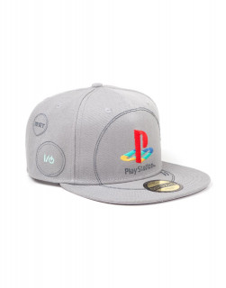 PlayStation - Silver Logo Snapback Sapka Ajándéktárgyak