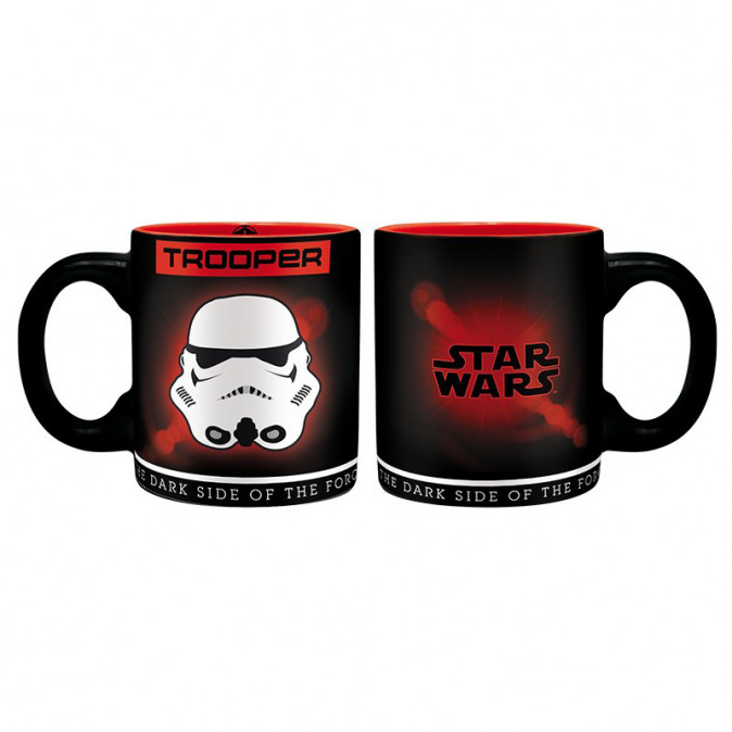 STAR WARS - Bögre + Üveg pohár + Poháralátét - Trooper (110ml) - Abystyle Ajándéktárgyak