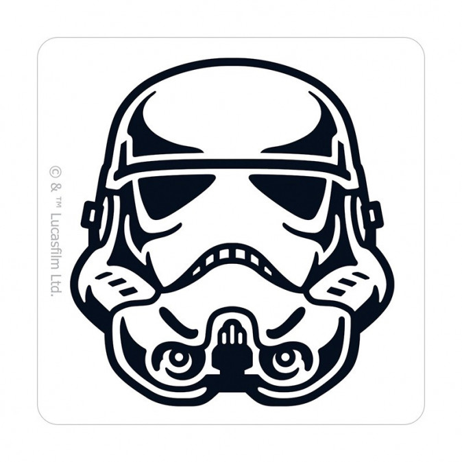 STAR WARS - Bögre + Üveg pohár + Poháralátét - Trooper (110ml) - Abystyle Ajándéktárgyak