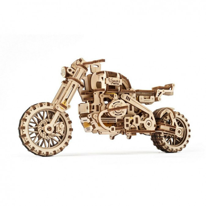 UGEARS Oldalkocsis motor – mechanikus modell Játék