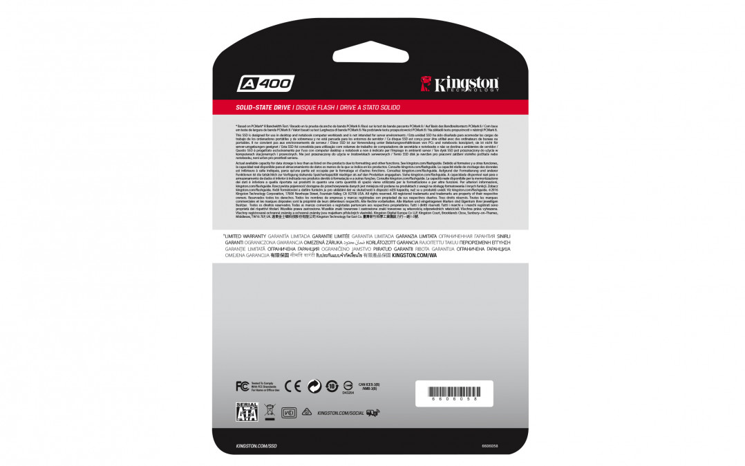 Kingston A400 120GB [2.5"/SATA3] PC
