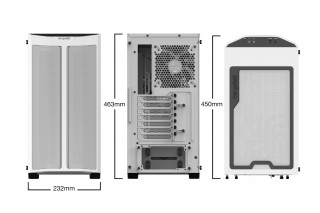 be quiet! Pure Base 500DX Asztali Fehér PC