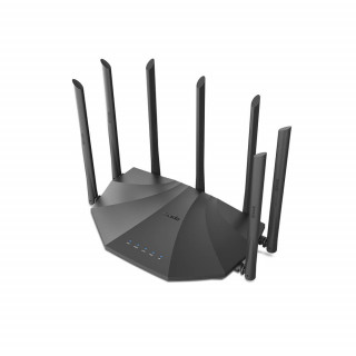 Tenda AC23 vezetéknélküli router Kétsávos (2,4 GHz / 5 GHz) Gigabit Ethernet Fekete PC