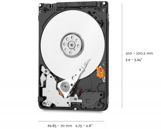 WD Blue Mobile 2TB [2.5'/128MB/5400/SATA3] PC