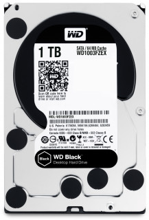 WD Black 1TB [3.5'/64MB/7200/SATA3] PC