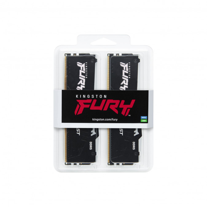 Kingston 64GB DDR5 5600MHz Kit(2x32) Fury Beast RGB Black PC