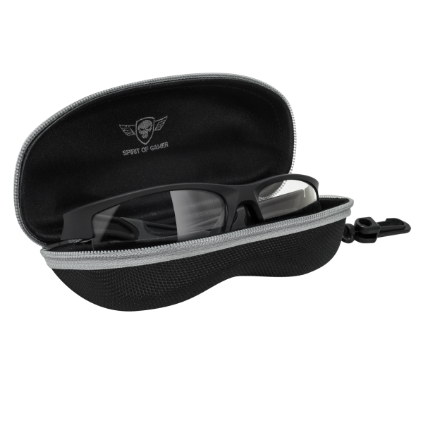 Spirit of Gamer Szemüveg - Retina Pro (Kékfény/UV szűrő, tükröződés mentes, modern dizájn, fekete) PC