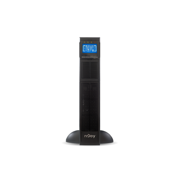 NJOY Szünetmentes 10000VA - Balder 10000 (Online, RS232, USB, szoftver, LCD kijelző, 3U rack, akkumulátorok nél PC
