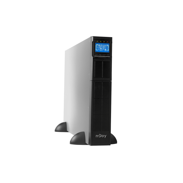 NJOY Szünetmentes 10000VA - Balder 10000 (Online, RS232, USB, szoftver, LCD kijelző, 3U rack, akkumulátorok nél PC