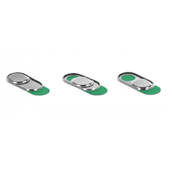 DeLock Webcam Cover for Laptop, Tablet and Smartphone 3 pack Silver PC