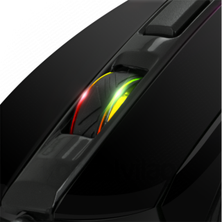 Spirit of Gamer Egér - PRO-M7 (Optikai, 4800DPI, 7 gomb, programozható RGB, harisnyázott kábel, fekete) PC