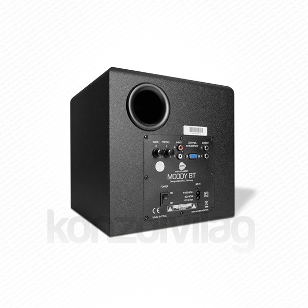 WaveMaster Hangszóró 2.1 - MOODY BT (65W RMS, Fa mélynyomó, Bluetooth, 3,5mm jack, RCA, Fekete) PC