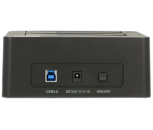 DeLock SATA to USB3.0 Dual Dockingstation klónozási funkcióval PC