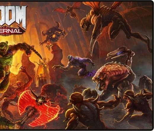 Doom Eternal Oversized Mousepad "Marauder" PC
