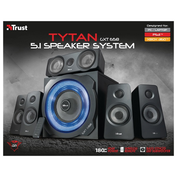 Trust GXT658 [5.1] - Fekete PC