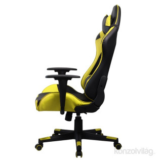 Iris GCH201BC Fekete /Citromsárga Gamer szék PC