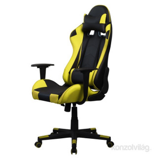 Iris GCH201BC Fekete /Citromsárga Gamer szék PC