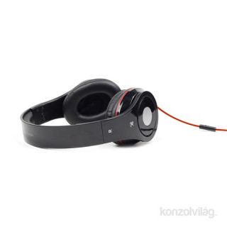 Gembird MHS-DTW-BK fekete headset PC