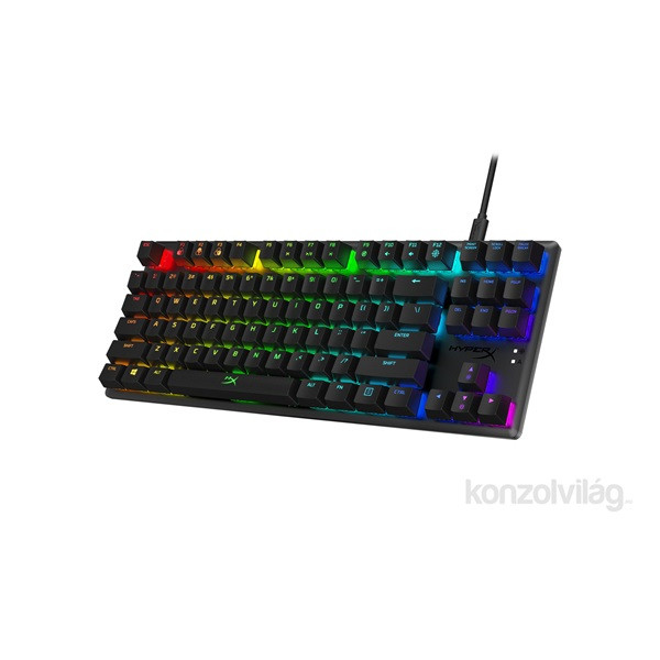 Kingston HyperX Alloy Origins Core Tenkeyless US Mechanikus gamer világító billentyűzet PC