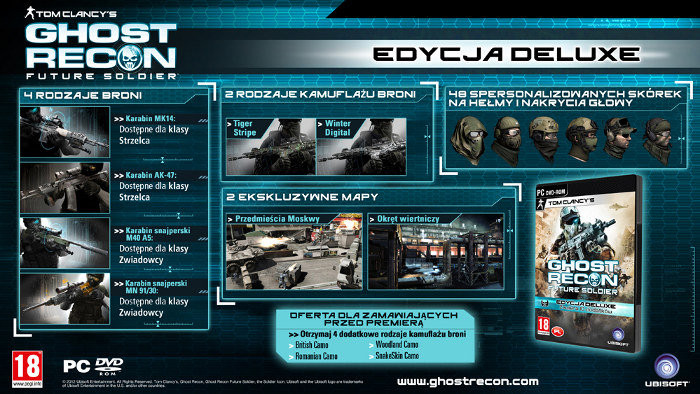 Tom Clancy's Ghost Recon: Future Soldier - Deluxe Edition (PC) Letölthető PC