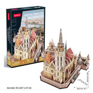 3D puzzle - Mátyás templom - Halászbástya - 176 db-os Játék