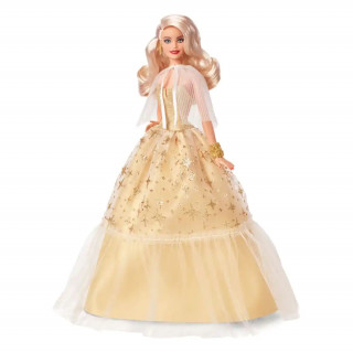 Barbie Holiday 35. Évfordulós Baba - Szőke Hajú (HJX06) Játék