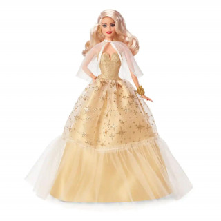 Barbie Holiday 35. Évfordulós Baba - Szőke Hajú (HJX06) Játék