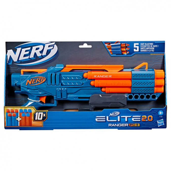 Hasbro Nerf: Elite 2.0 - Ranger PD-5 Szivacslövő Fegyver (F4186) Játék