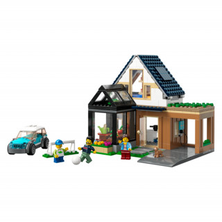 LEGO City Családi ház és elektromos autó (60398) Játék